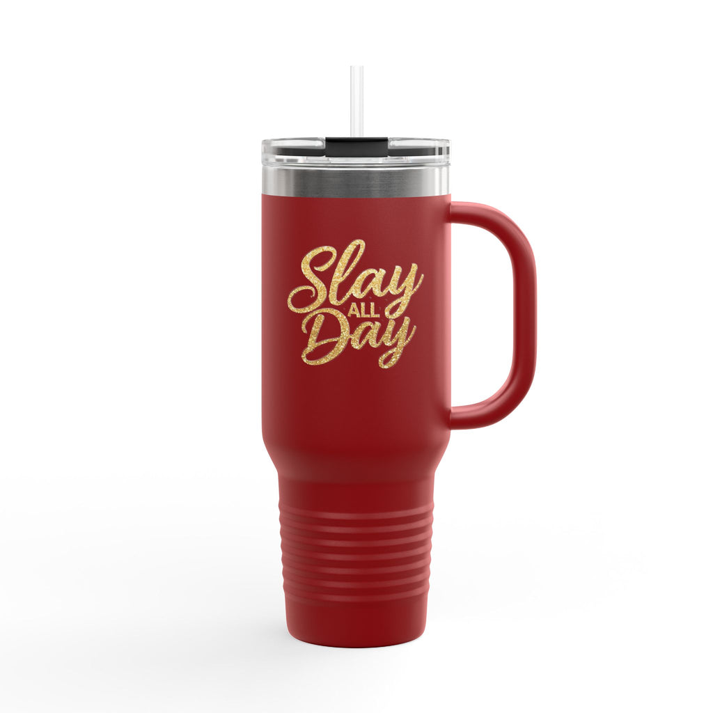 "Slay All Day" - Insulated Travel Mug, 40oz