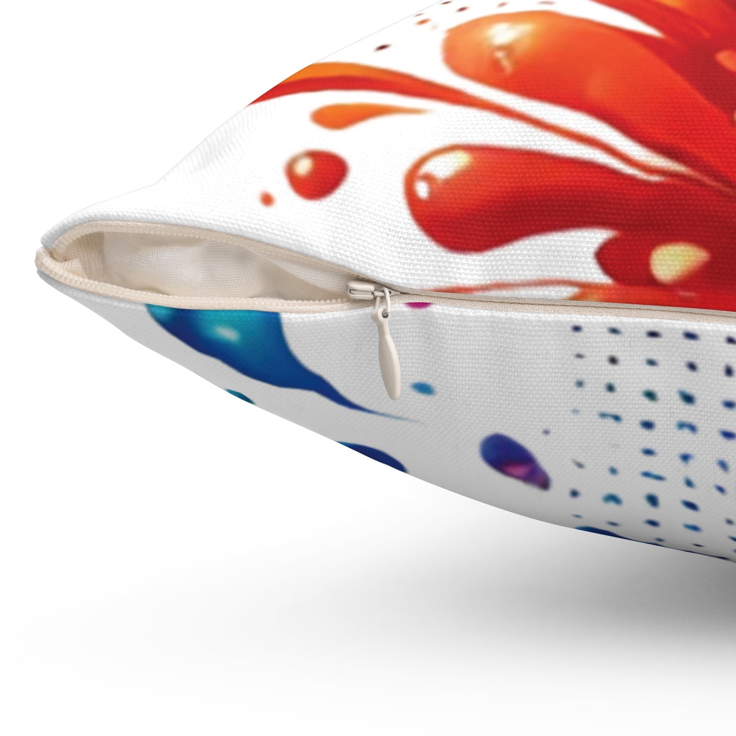 Color Splash - Spun Polyester Square Pillow