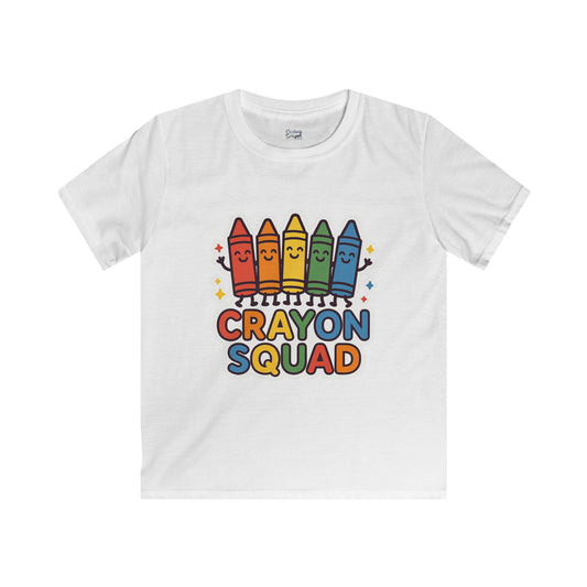 Crayon Squad - Kids Softstyle Tee