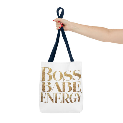 Boss Babe Energy - Tote Bag (AOP) - Creatively Designed Shop