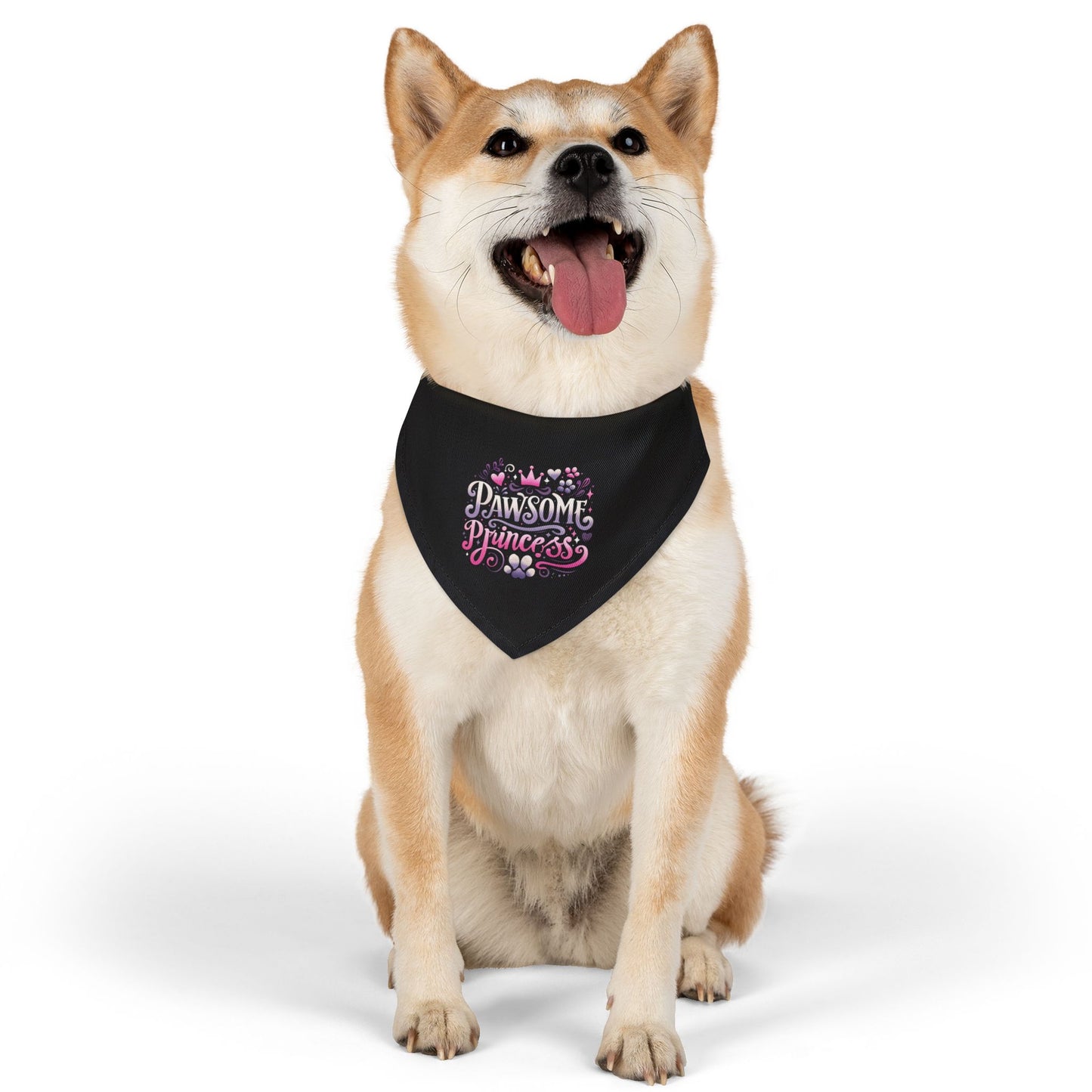 Pawsome Princess - Pet Bandana Collar