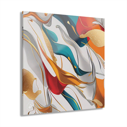 Multi-Colored Abstract - Acrylic Prints (French Cleat Hanging)