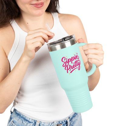 Sippin' Pretty - Insulated Travel Mug, 40oz