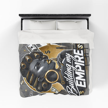 Building My Empire – Plush Velveteen Blanket
