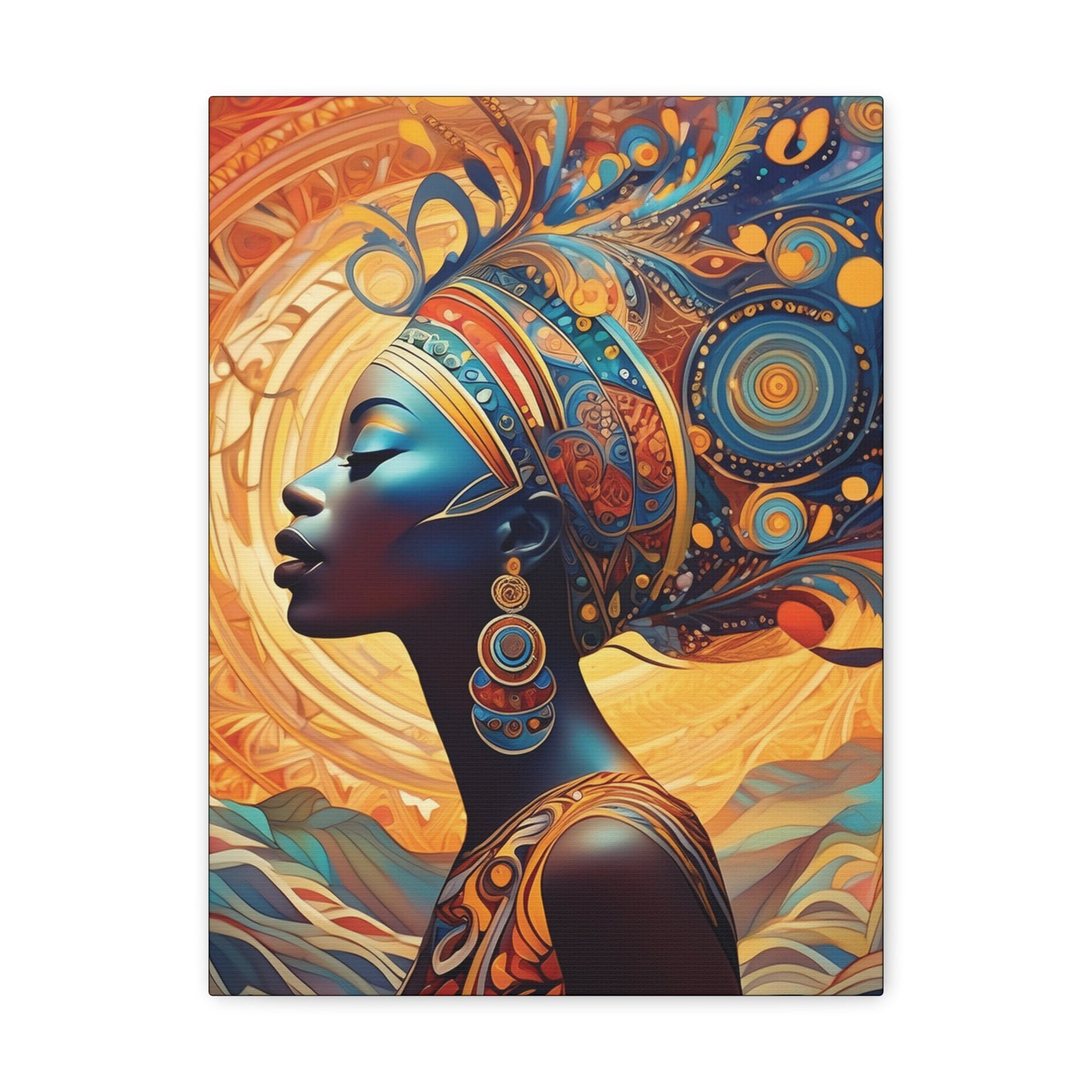 African Beauty - Canvas Gallery Wraps