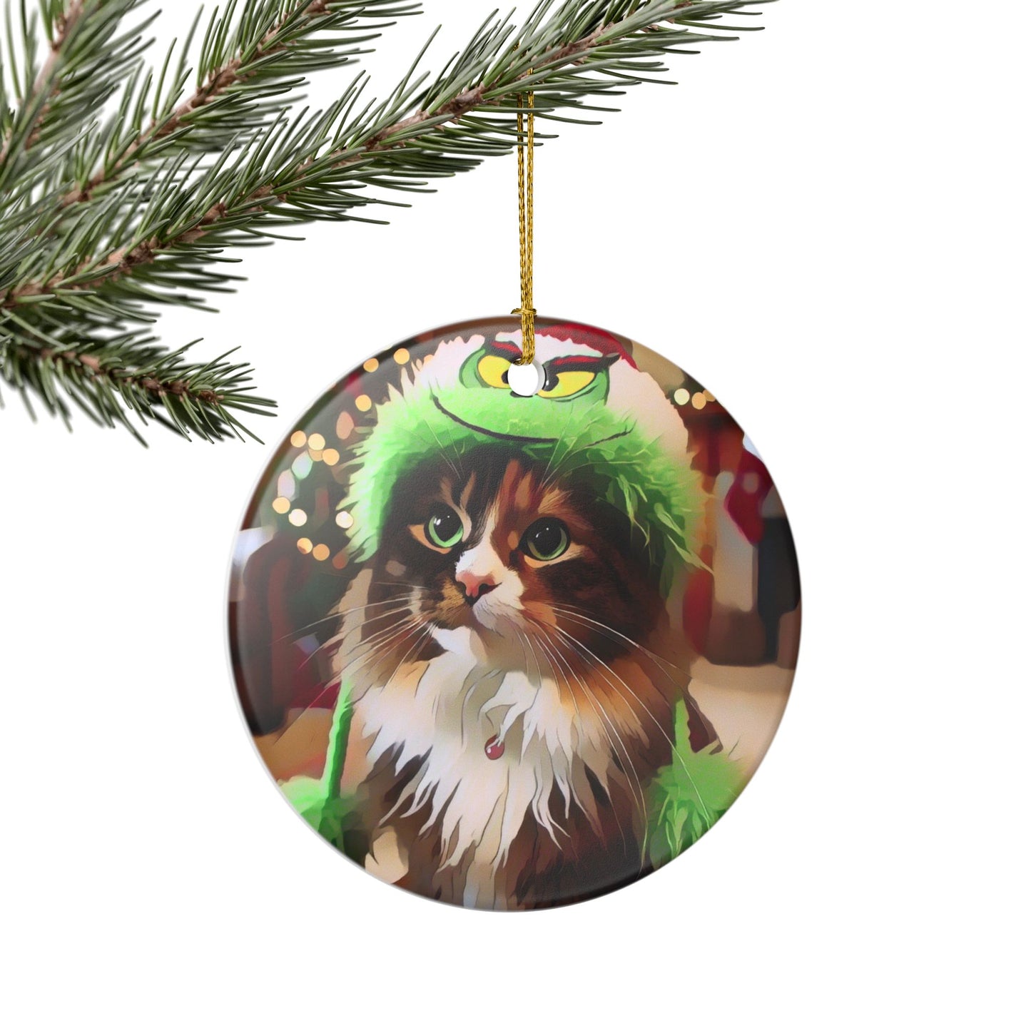 A Very Grinch Christmas - Ceramic Decoration Ornament, (1pc)