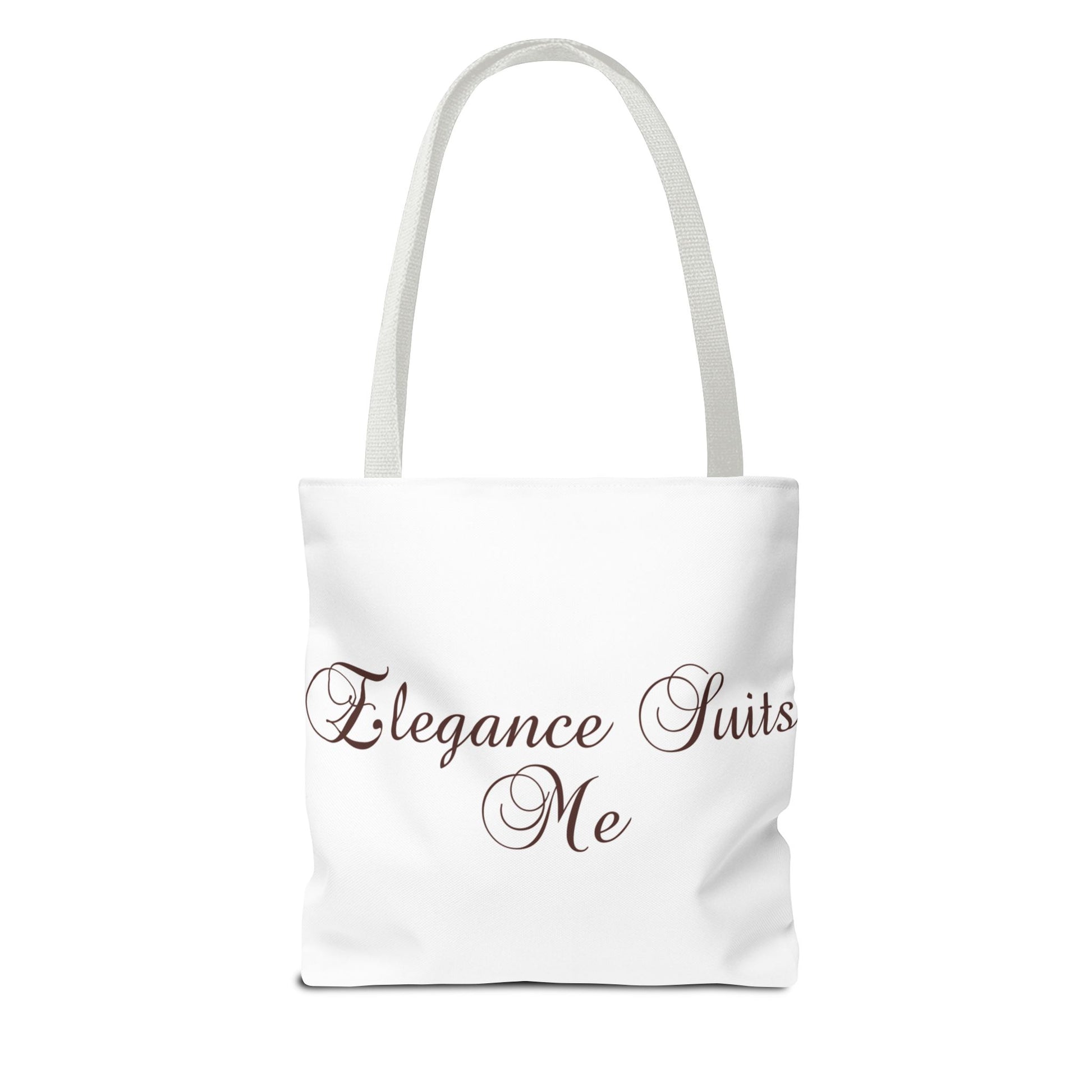 "Elegance Suits Me" - Tote Bag (AOP) - Creatively Designed Shop