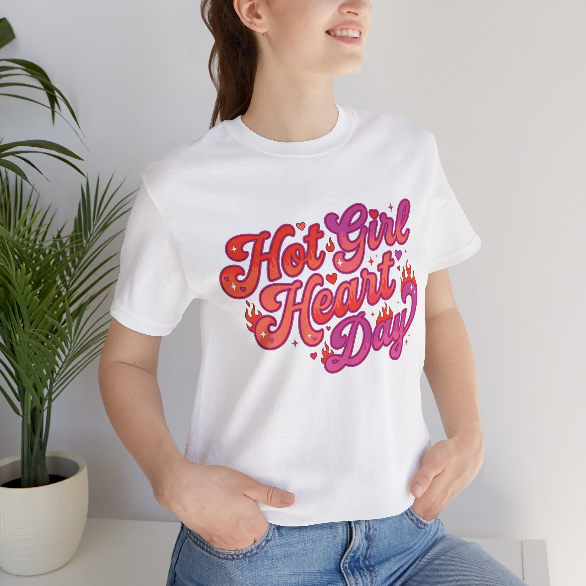 Hot Girl Heart Day – Unisex Tee