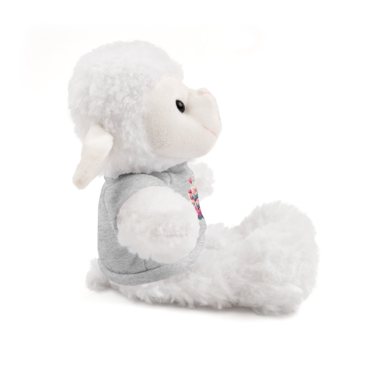 'Wool You Be Mine?' - Stuffed Sheep with Tee