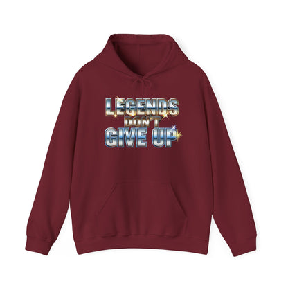 Legends Don't Give Up - Unisex Heavy Blend™ Hooded Sweatshirt - Creatively Designed Shop