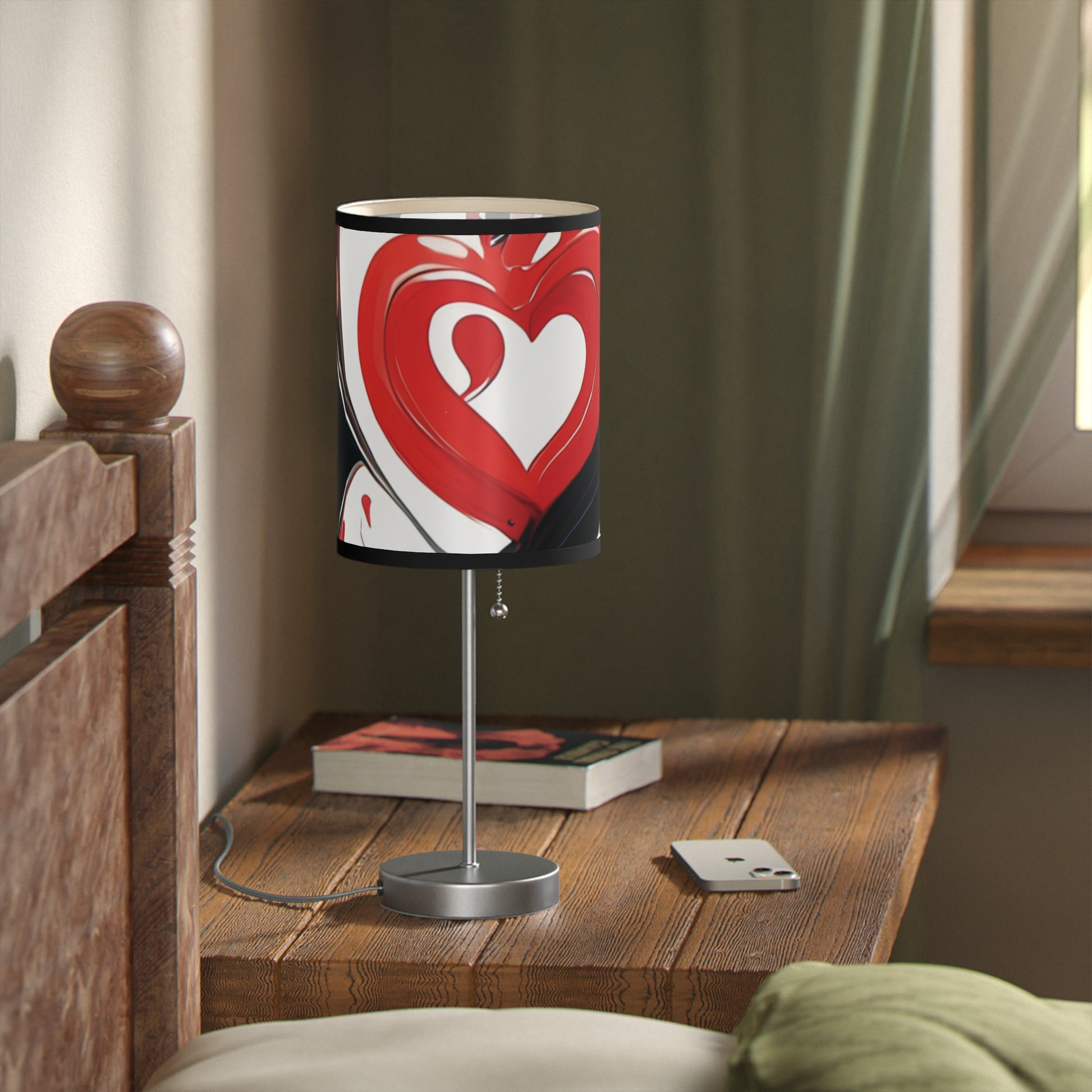 Hearts & Love - Lamp on a Stand, US|CA plug - Creatively Designed Shop