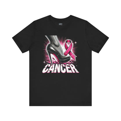 Stepping on Cancer - Unisex Jersey Short Sleeve Tee