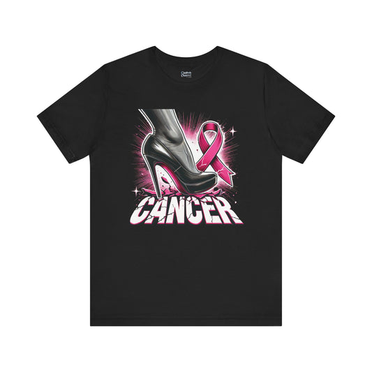 Stepping on Cancer - Unisex Jersey Short Sleeve Tee