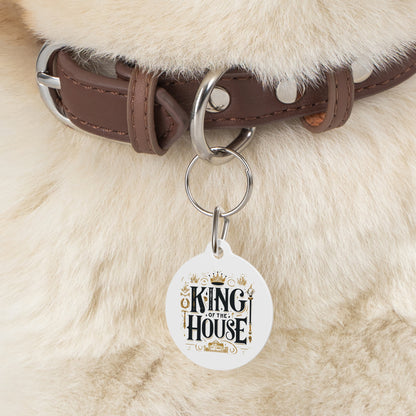 King of the House - Pet Tag - Creatively Designed Shop