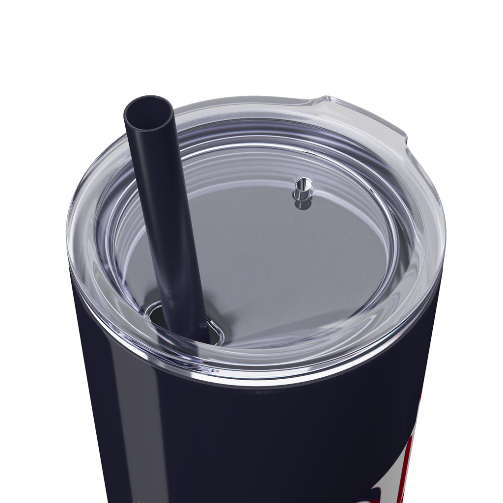 Drink Like A Boss - Skinny Tumbler with Straw, 20oz