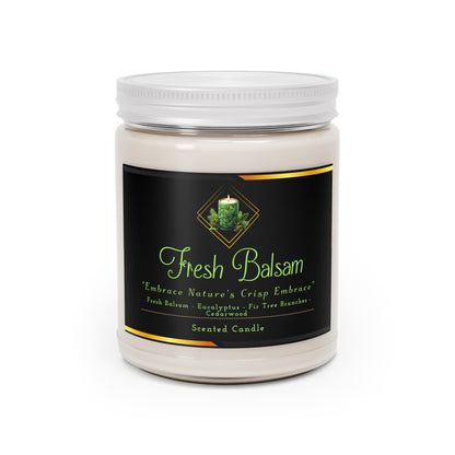 Fresh Balsam - Scented Candles, 9oz - Creatively Designed Shop