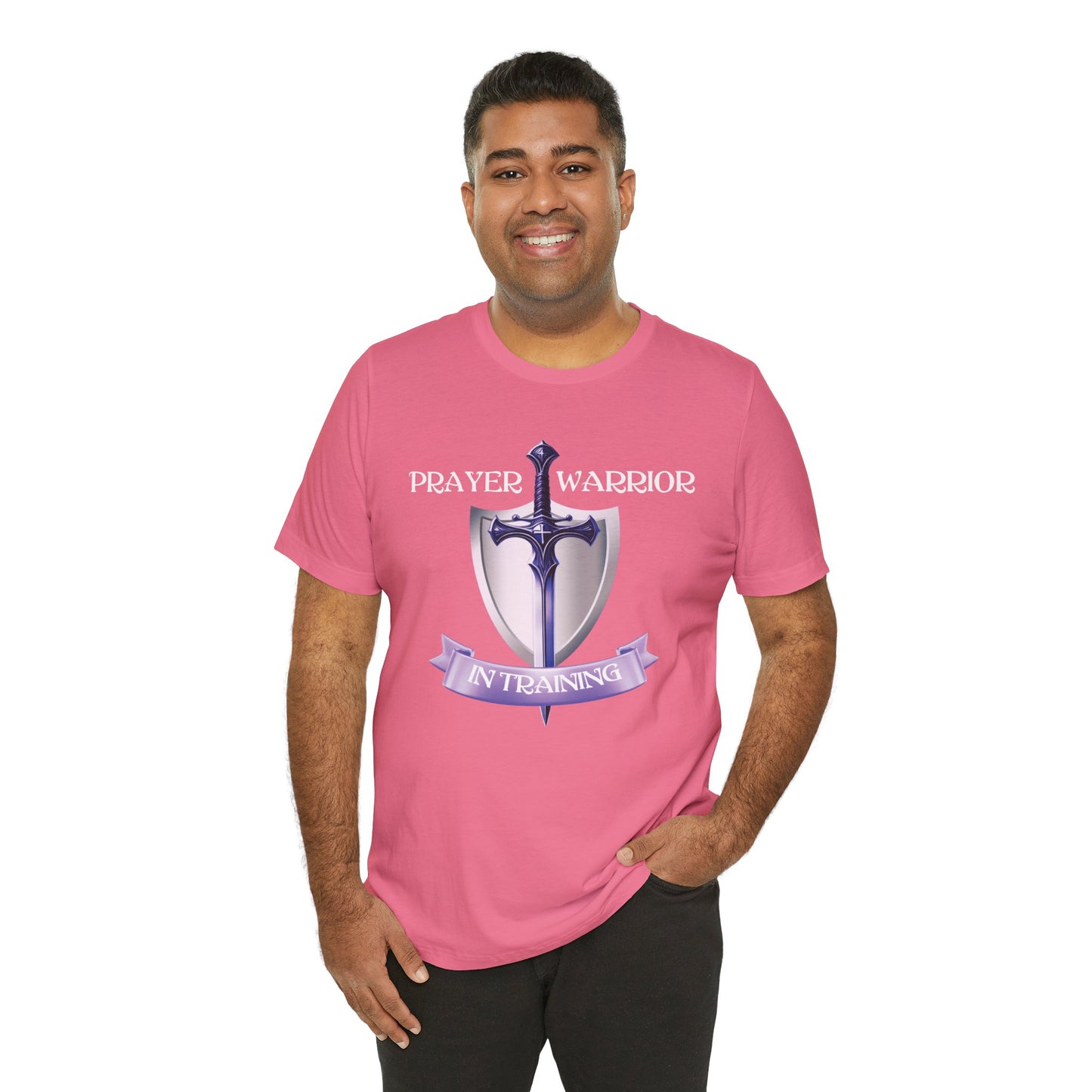 Prayer Warrior in Training - Unisex Jersey Short Sleeve Tee