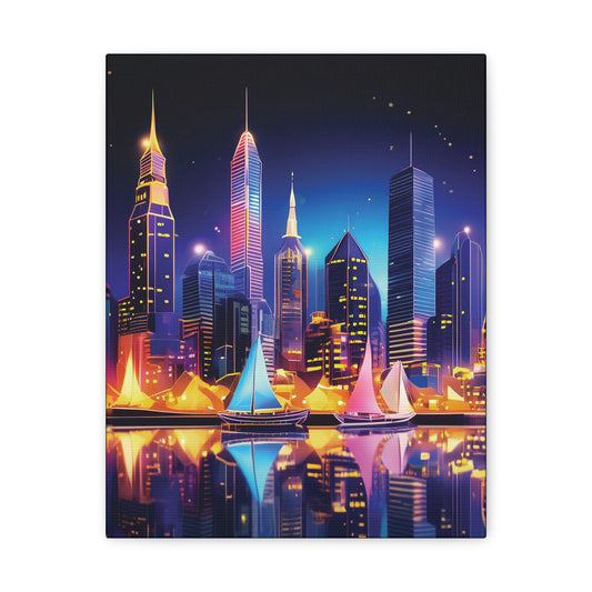 Beautiful City - Canvas Gallery Wraps