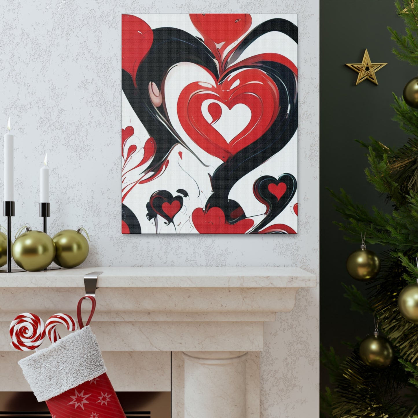 Hearts & Love - Canvas Gallery Wraps