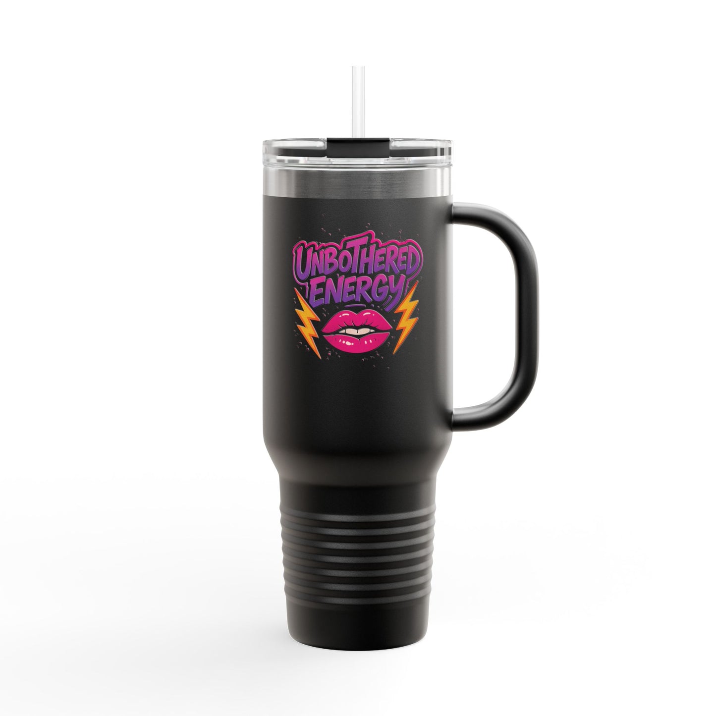 Unbothered Energy - Insulated Travel Mug, 40oz