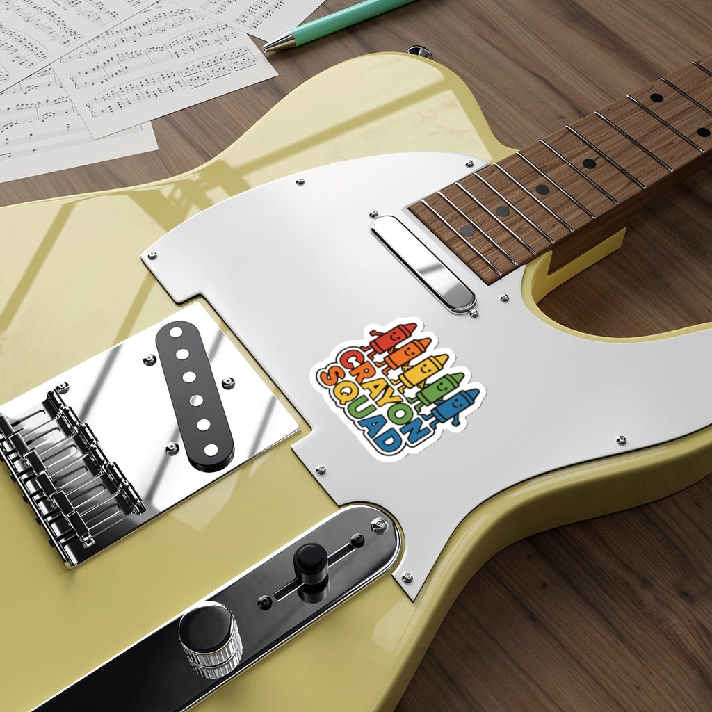 Crayon Squad - Die-Cut Sticker