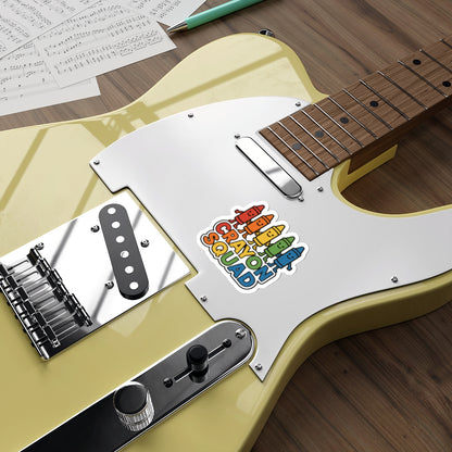 Crayon Squad - Die-Cut Sticker