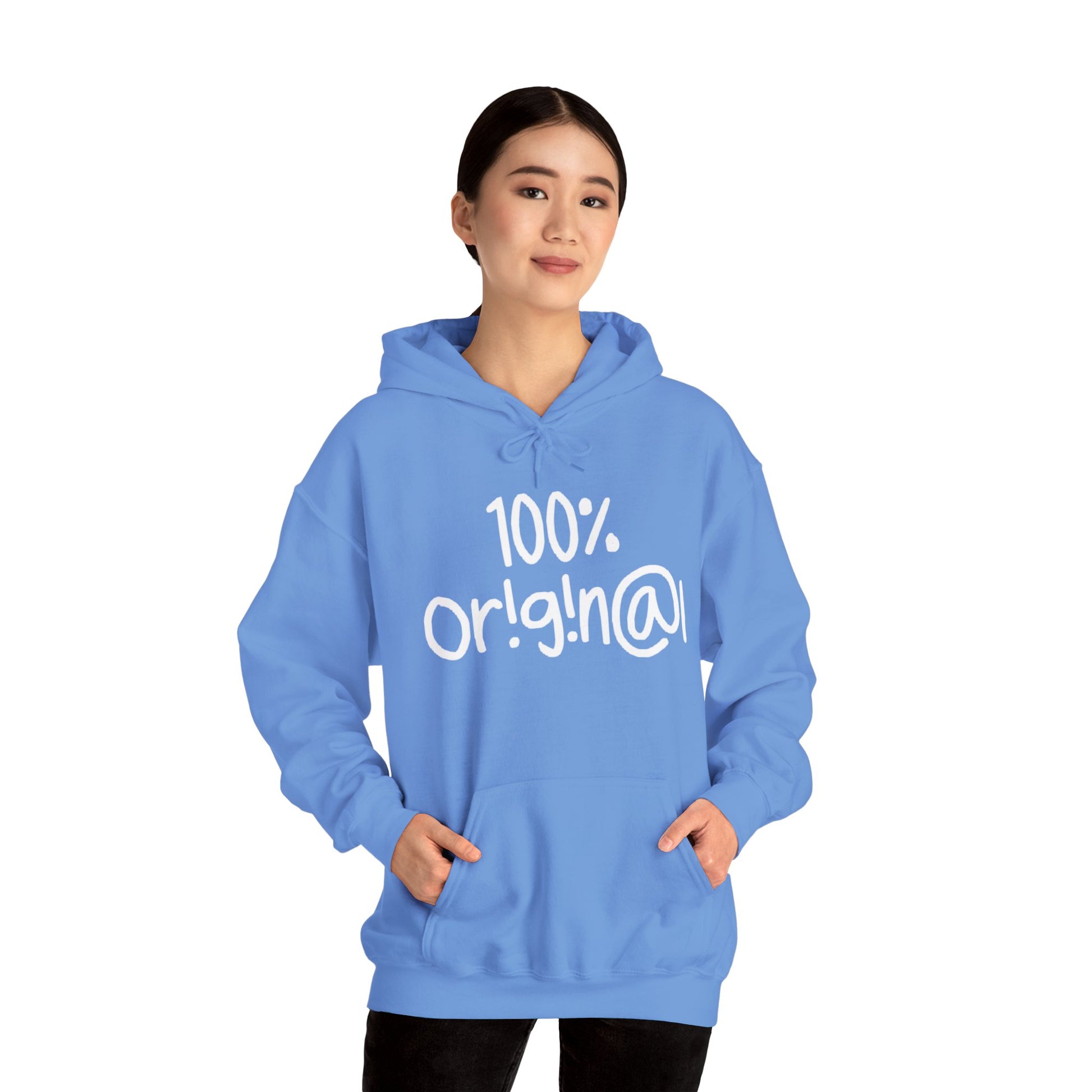 "100% Or!g!n@l" - Unisex Heavy Blend™ Hooded Sweatshirt - Creatively Designed Shop