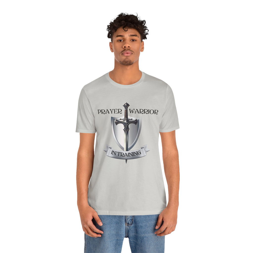 Prayer Warrior in Training - Unisex Jersey Short Sleeve Tee