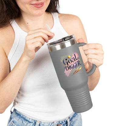 "Goal Digger" - Insulated Travel Mug, 40oz