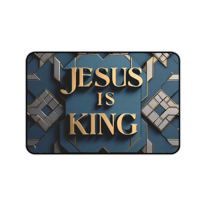 "Jesus is King" - Desk Mat