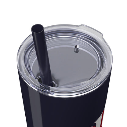 Drink Like A Boss - Skinny Tumbler with Straw, 20oz - Creatively Designed Shop