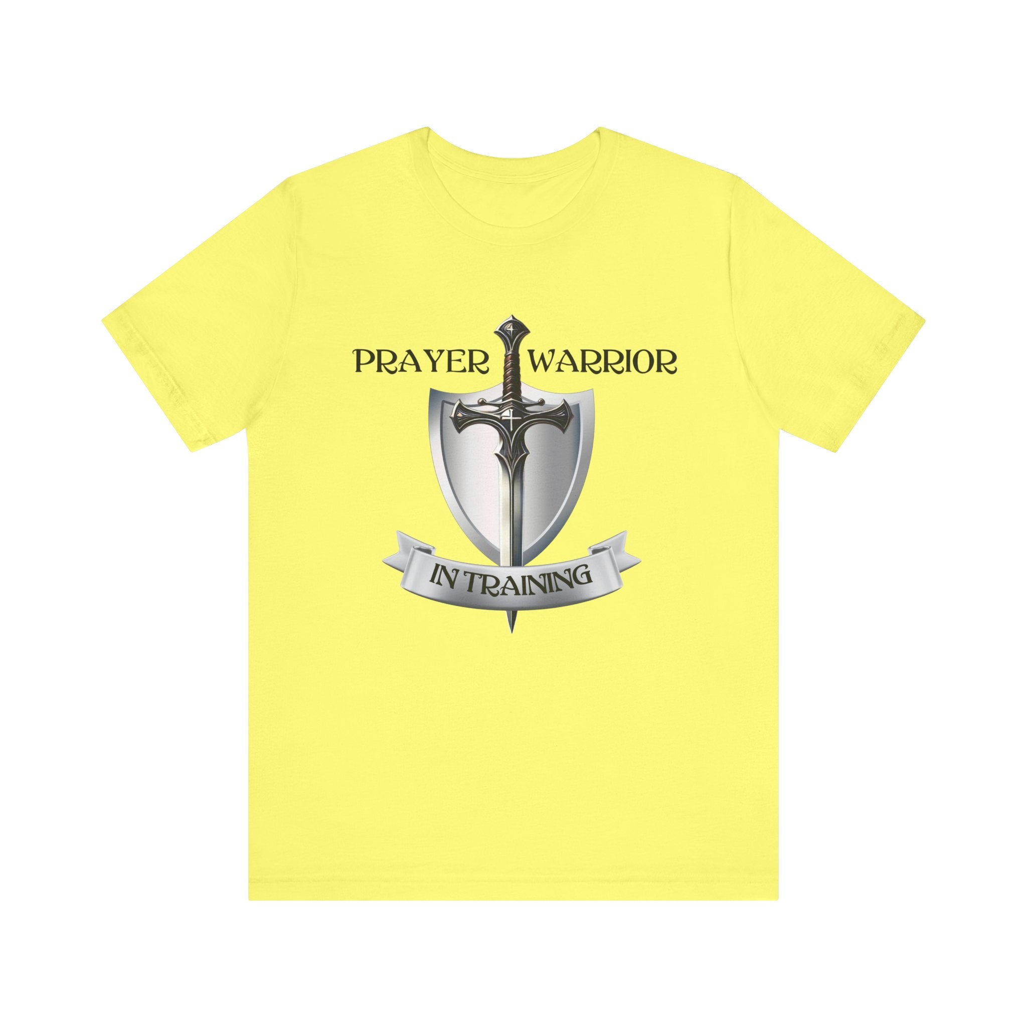 Prayer Warrior in Training - Unisex Jersey Short Sleeve Tee