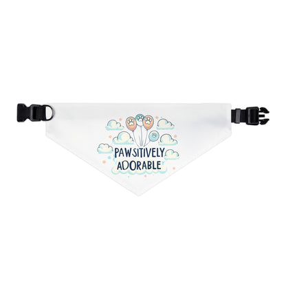 Pawsitively Adorable - Pet Bandana Collar - Creatively Designed Shop