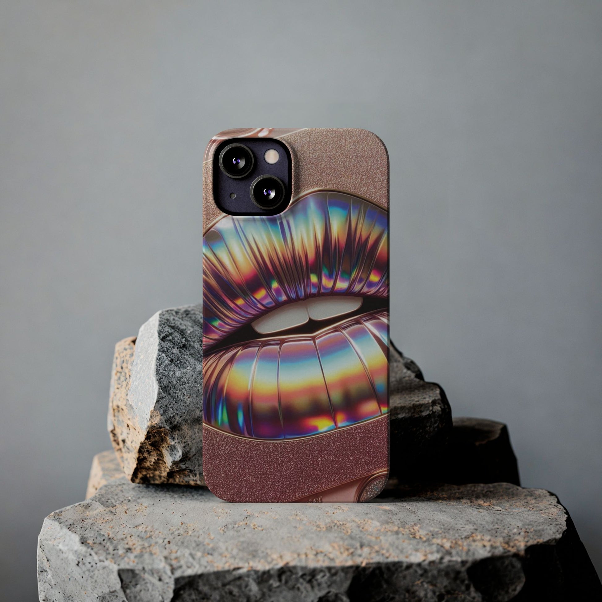 "Bronze Kiss" - Slim Phone Cases - Creatively Designed Shop
