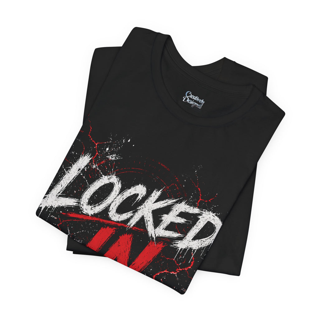 Locked In (Red) - Jersey Short Sleeve Tee
