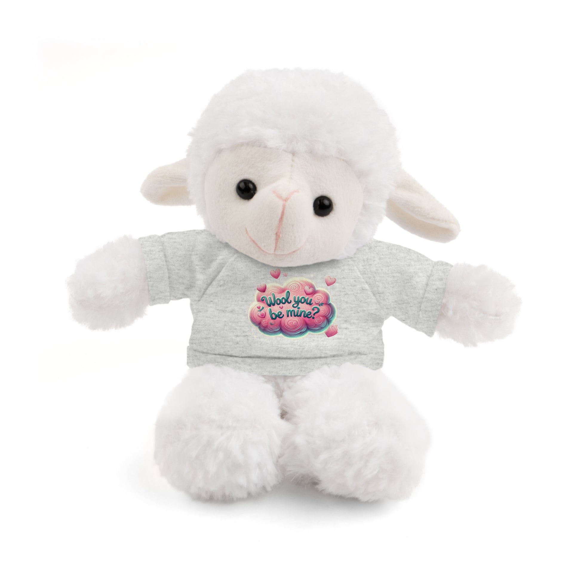 'Wool You Be Mine?' - Stuffed Sheep with Tee - Creatively Designed Shop