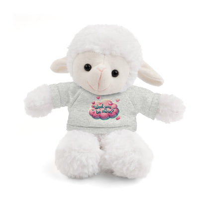 'Wool You Be Mine?' - Stuffed Sheep with Tee - Creatively Designed Shop