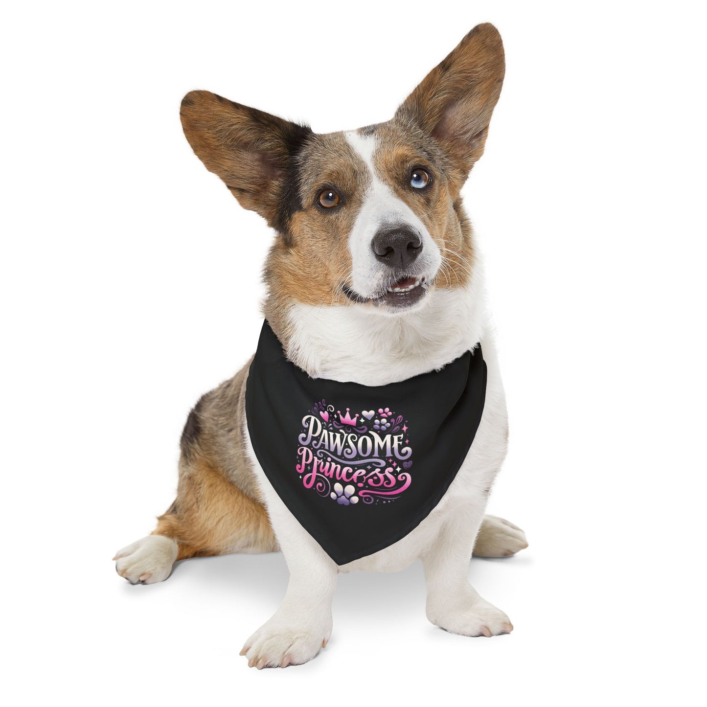 Pawsome Princess - Pet Bandana Collar