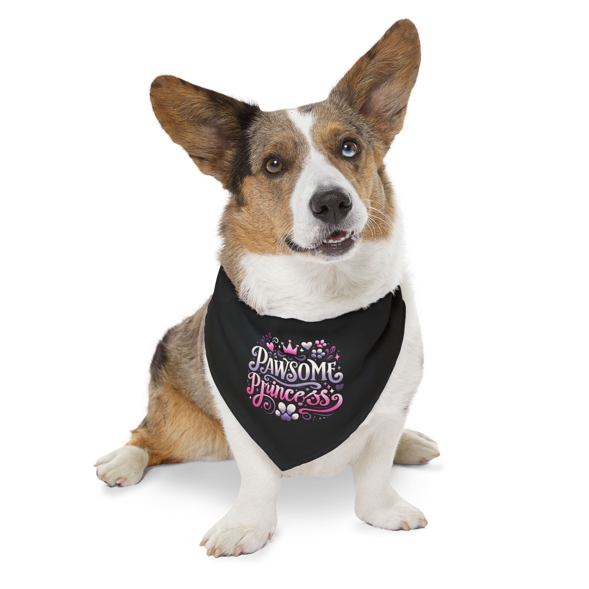 Pawsome Princess - Pet Bandana Collar