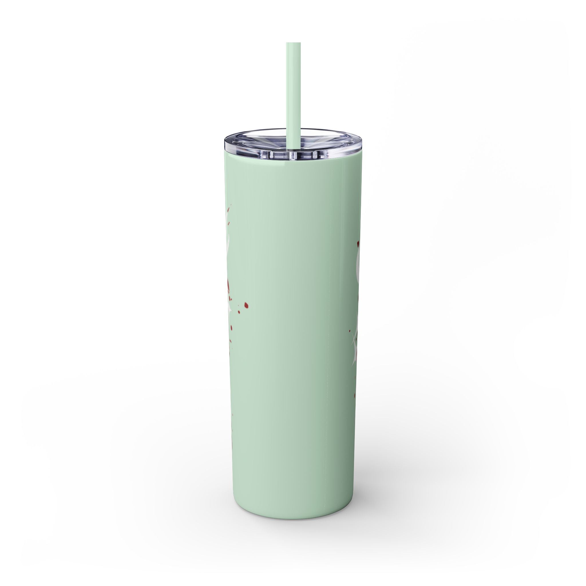 Beauty Speaks - Skinny Tumbler with Straw, 20oz