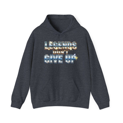 Legends Don't Give Up - Unisex Heavy Blend™ Hooded Sweatshirt - Creatively Designed Shop