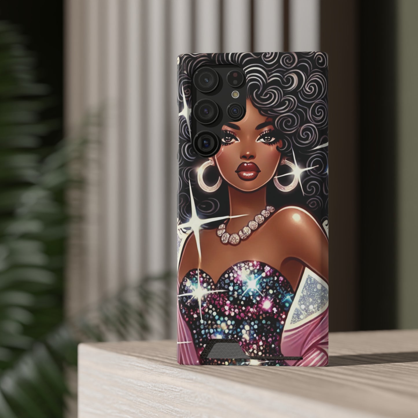 "Gorgeous" - Phone Case With Card Holder