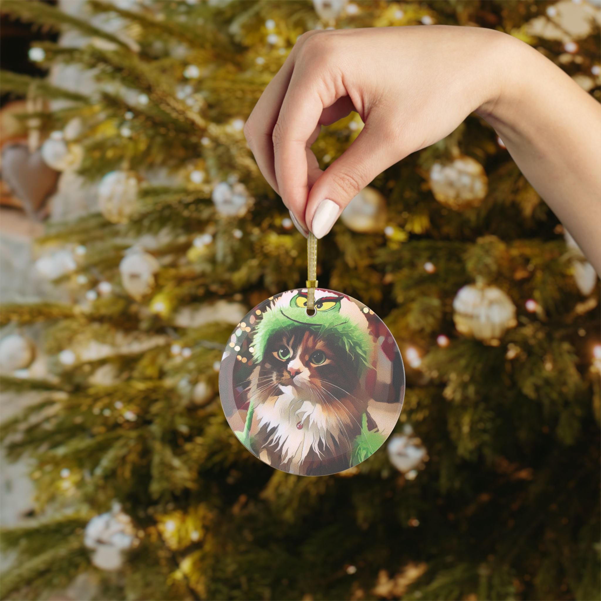 A Very Grinch Christmas - Glass Ornaments