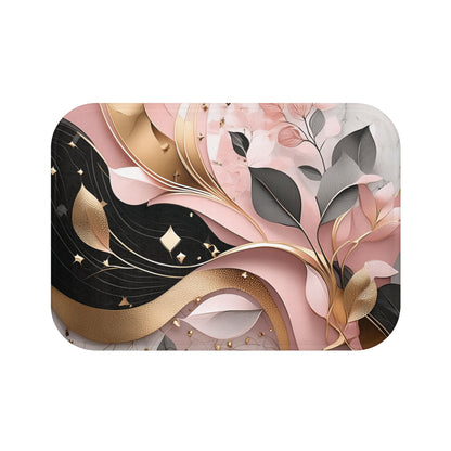 Pink Elegant Abstract - Bath Mat