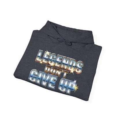 Legends Don't Give Up - Unisex Heavy Blend™ Hooded Sweatshirt - Creatively Designed Shop