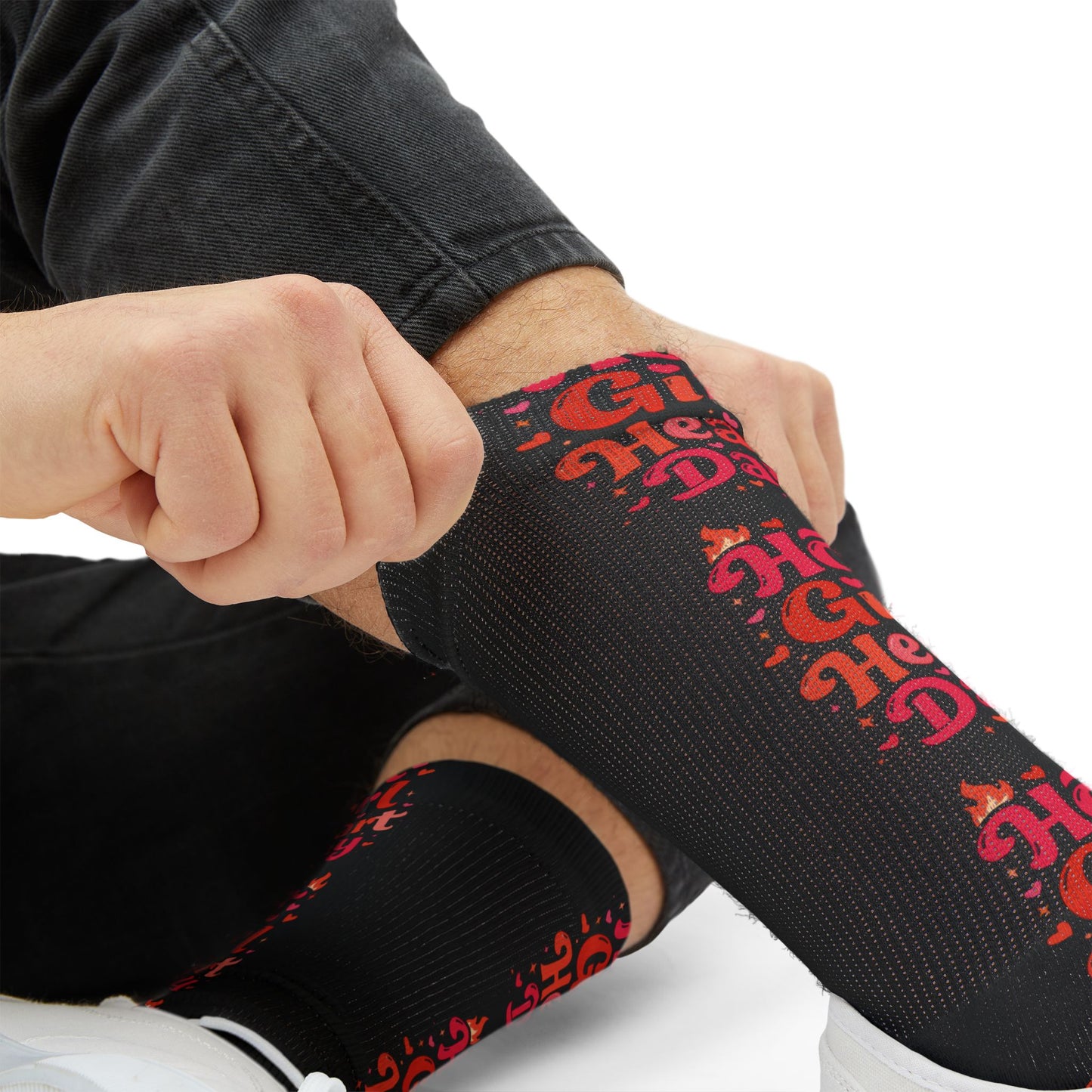 Hot Girl Heart Day Socks