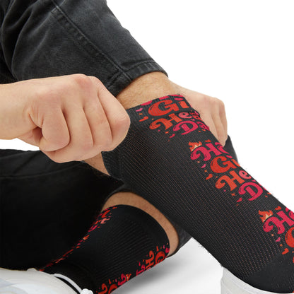 Hot Girl Heart Day Socks