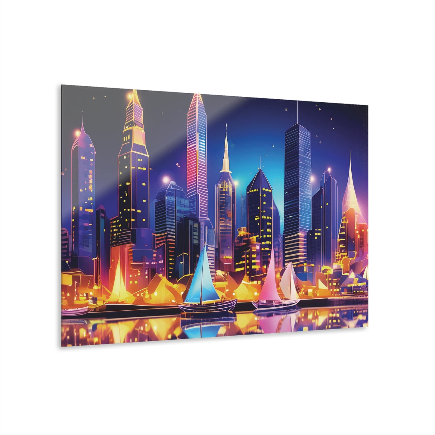 Beautiful City - Acrylic Prints (French Cleat Hanging)