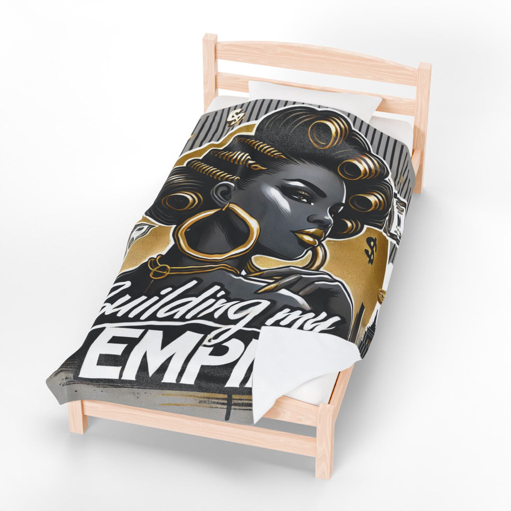 Building My Empire – Plush Velveteen Blanket
