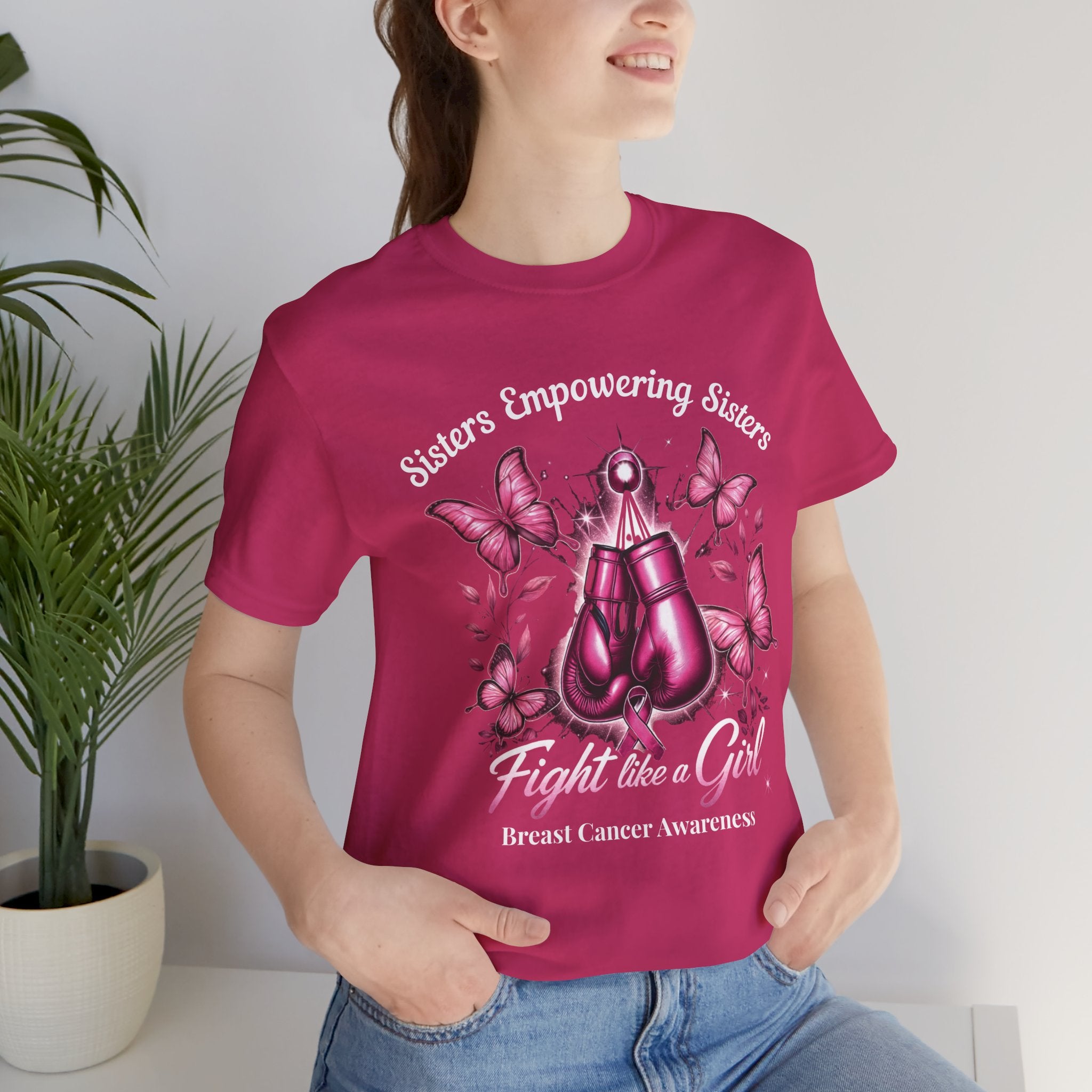 Fight Like A Girl - Unisex Jersey Short Sleeve Tee